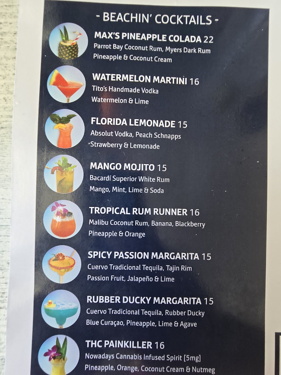 Benny's On The Beach - Pier Menu - Image 4